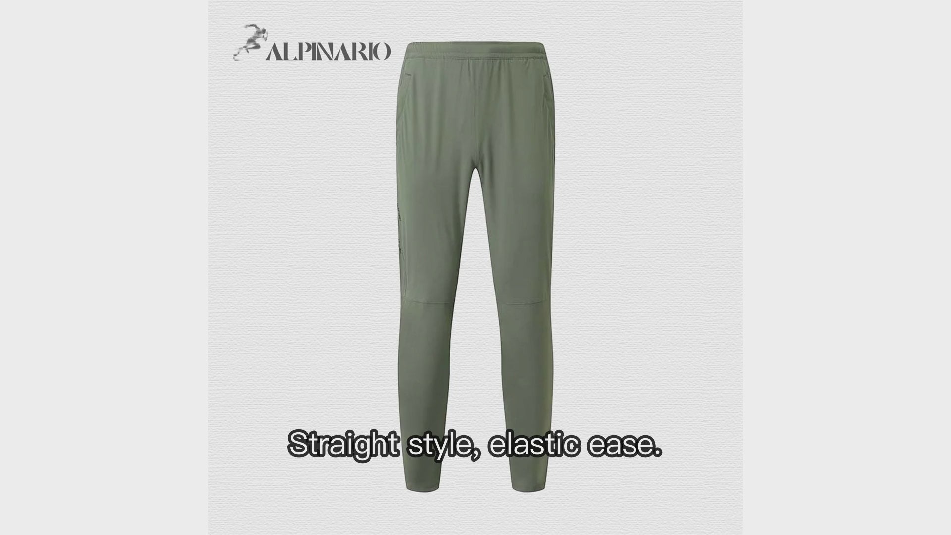 High-Elastic Straight-Tube Breathable Casual Pants