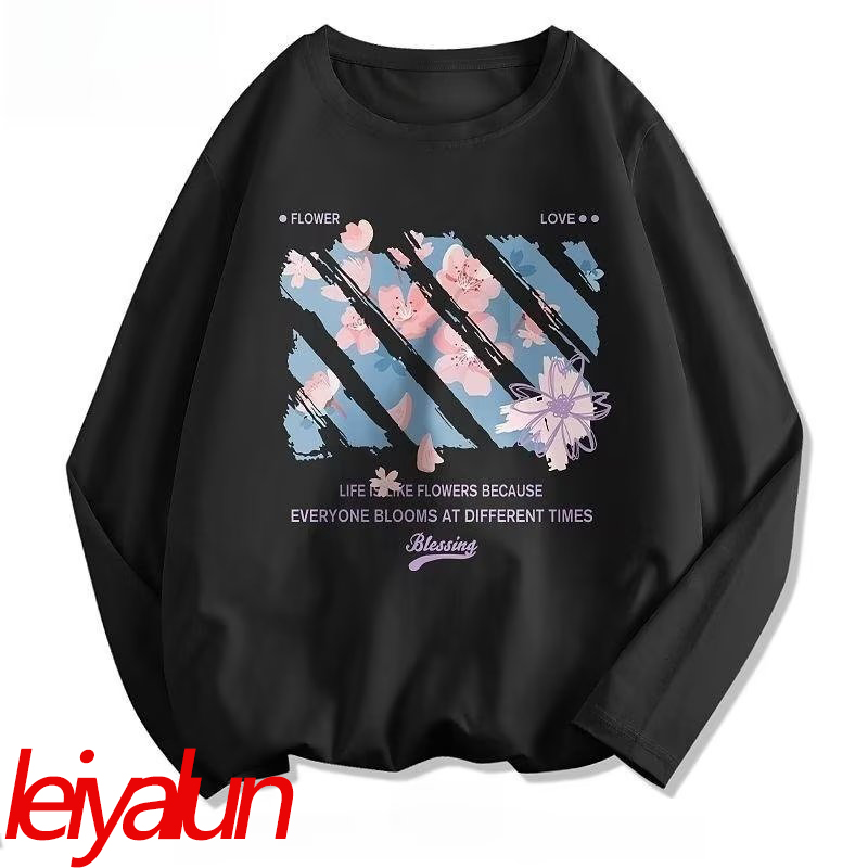 Heavyweight Cotton Crewneck Sweatshirt in Solid Black, White, or Gray