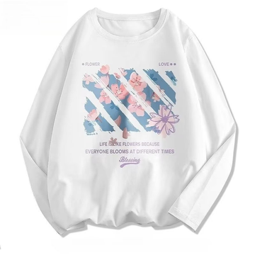Heavyweight Cotton Crewneck Sweatshirt in Solid Black, White, or Gray