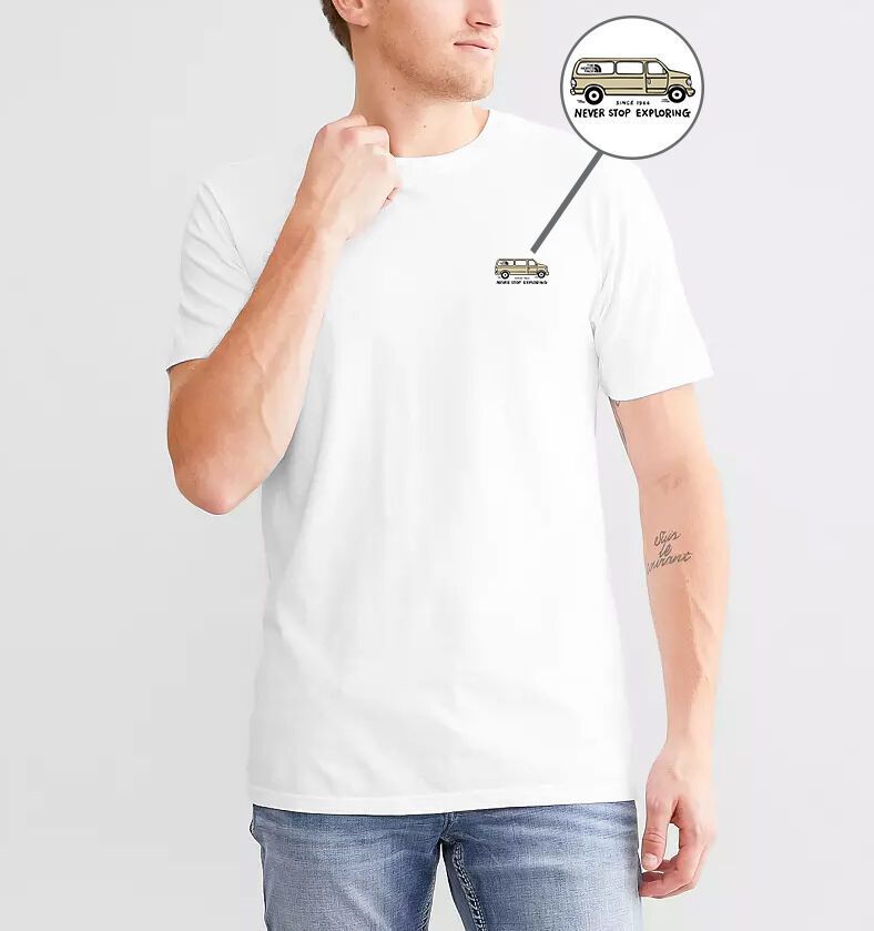 Black or white short-sleeve crew-neck cotton t-shirt